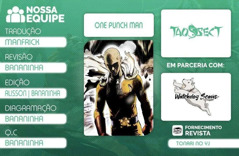 One Punch-Man Capítulo 1 – Um Soco