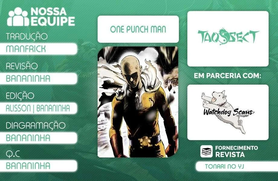 One Punch-Man Capítulo 1 – Um Soco