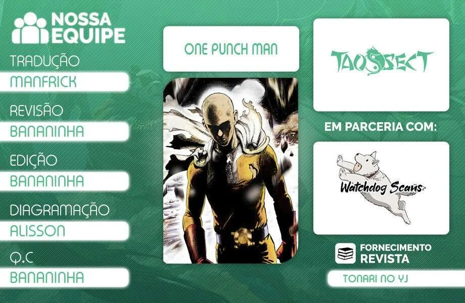 One Punch-Man Capítulo 1 – Um Soco
