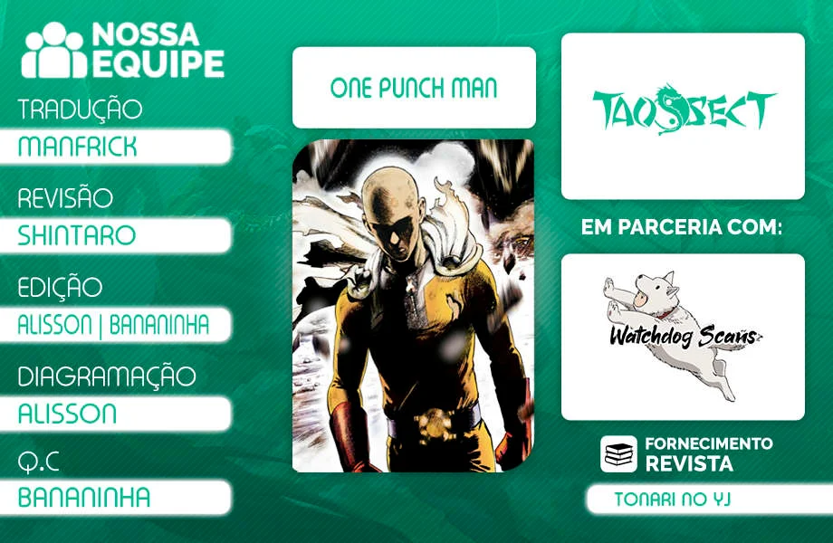 One Punch-Man Capítulo 1 – Um Soco