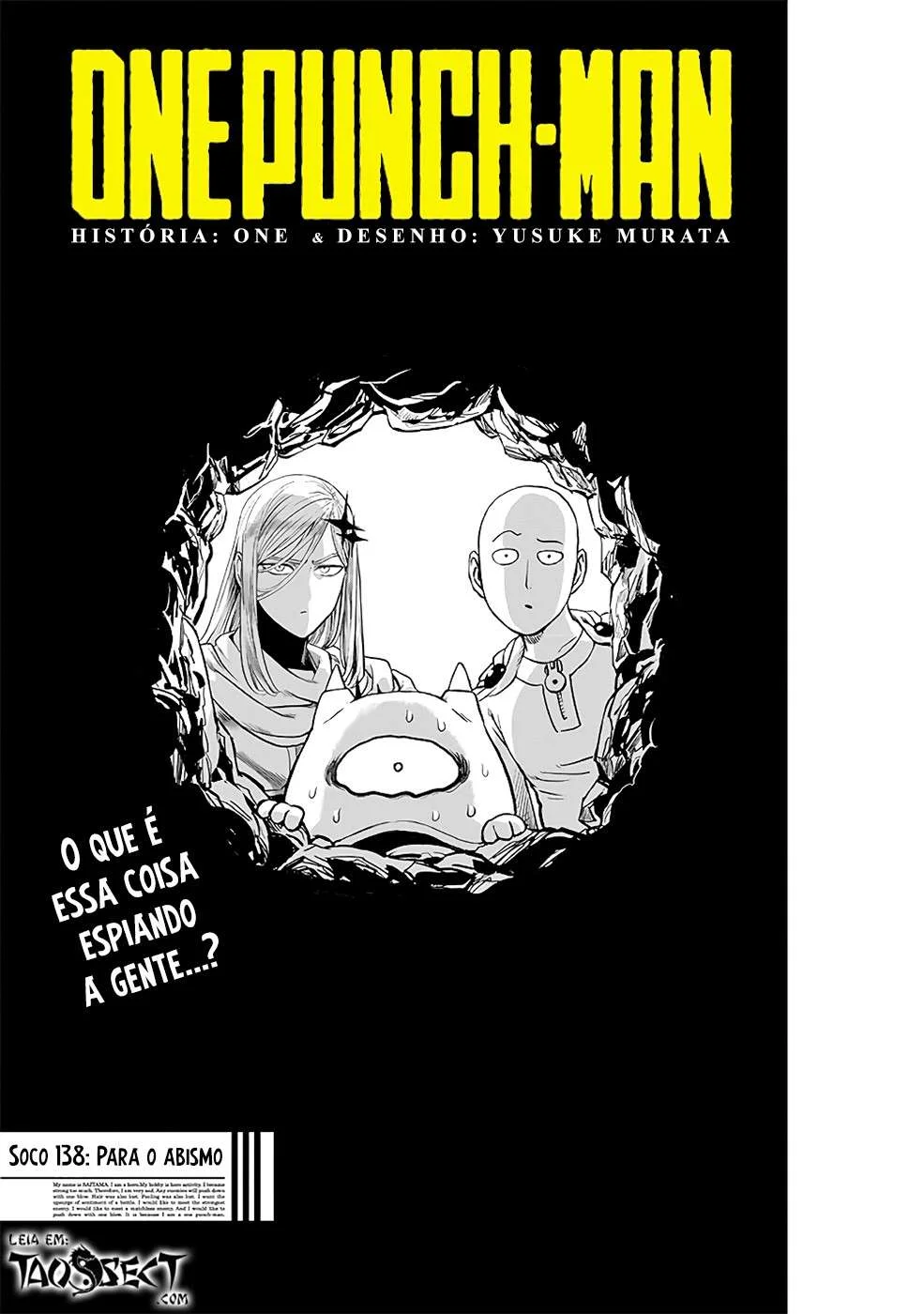 One Punch-Man Capítulo 1 – Um Soco