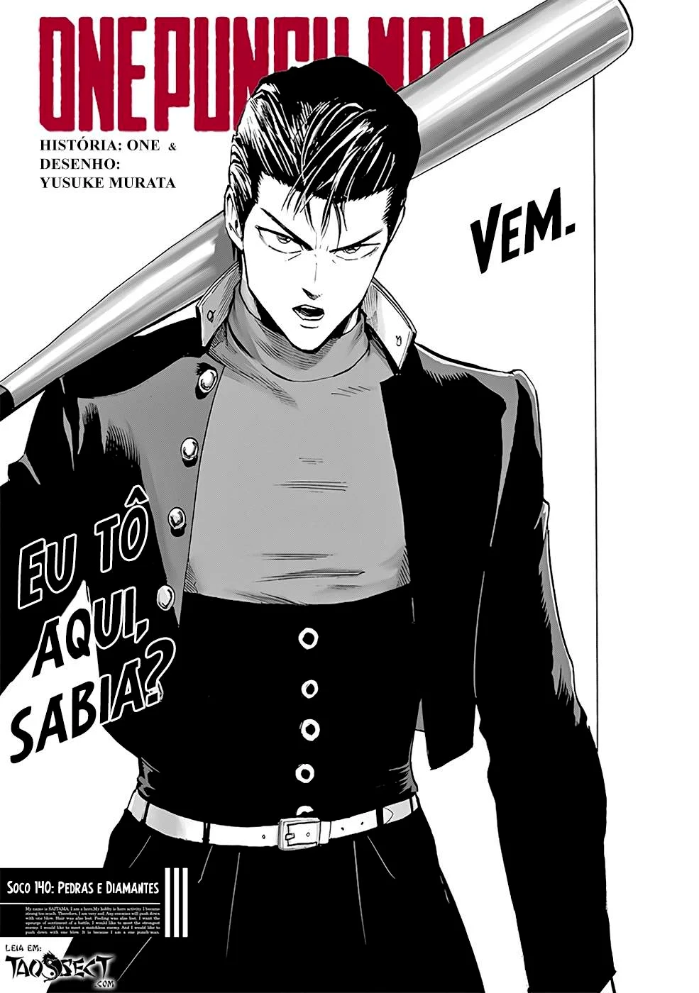 One Punch-Man Capítulo 1 – Um Soco