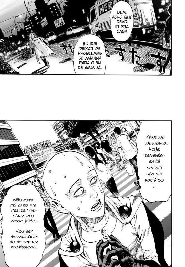 One Punch-Man Capítulo 1 – Um Soco