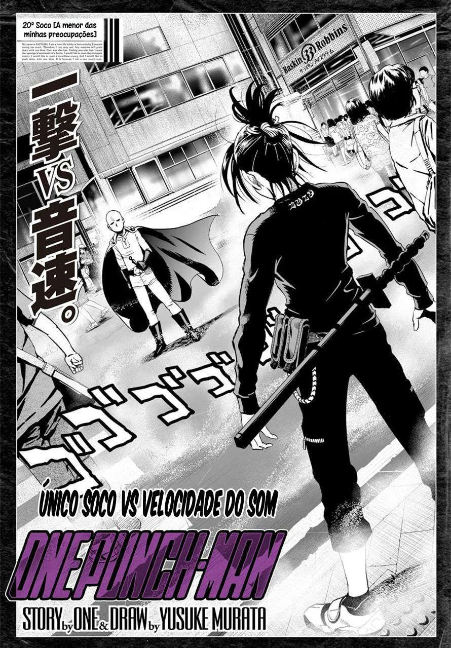 One Punch-Man Capítulo 1 – Um Soco