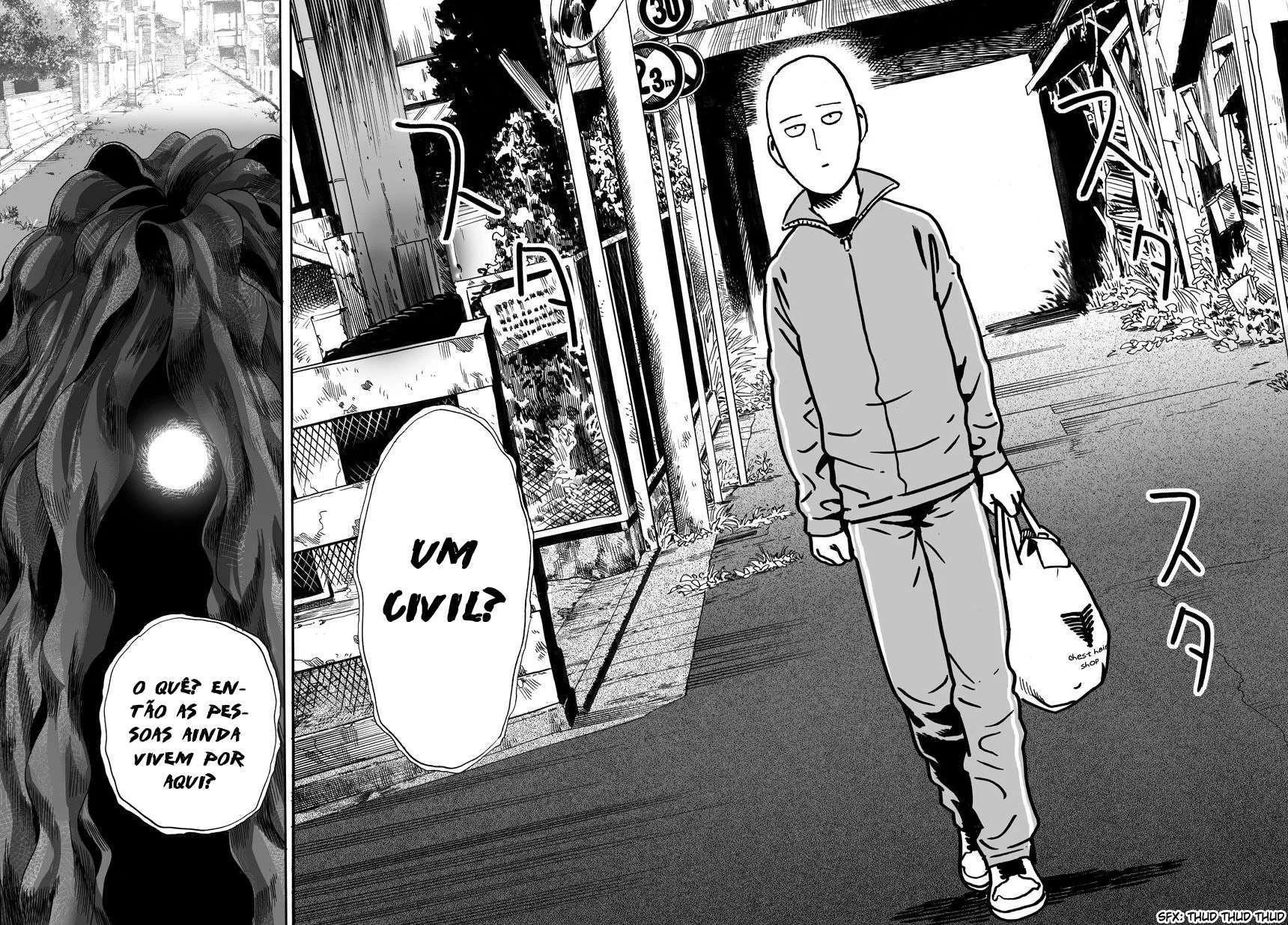 One Punch-Man Capítulo 1 – Um Soco