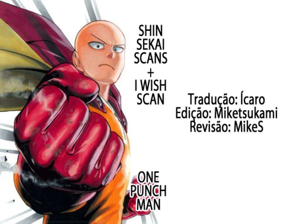 One Punch-Man Capítulo 1 – Um Soco