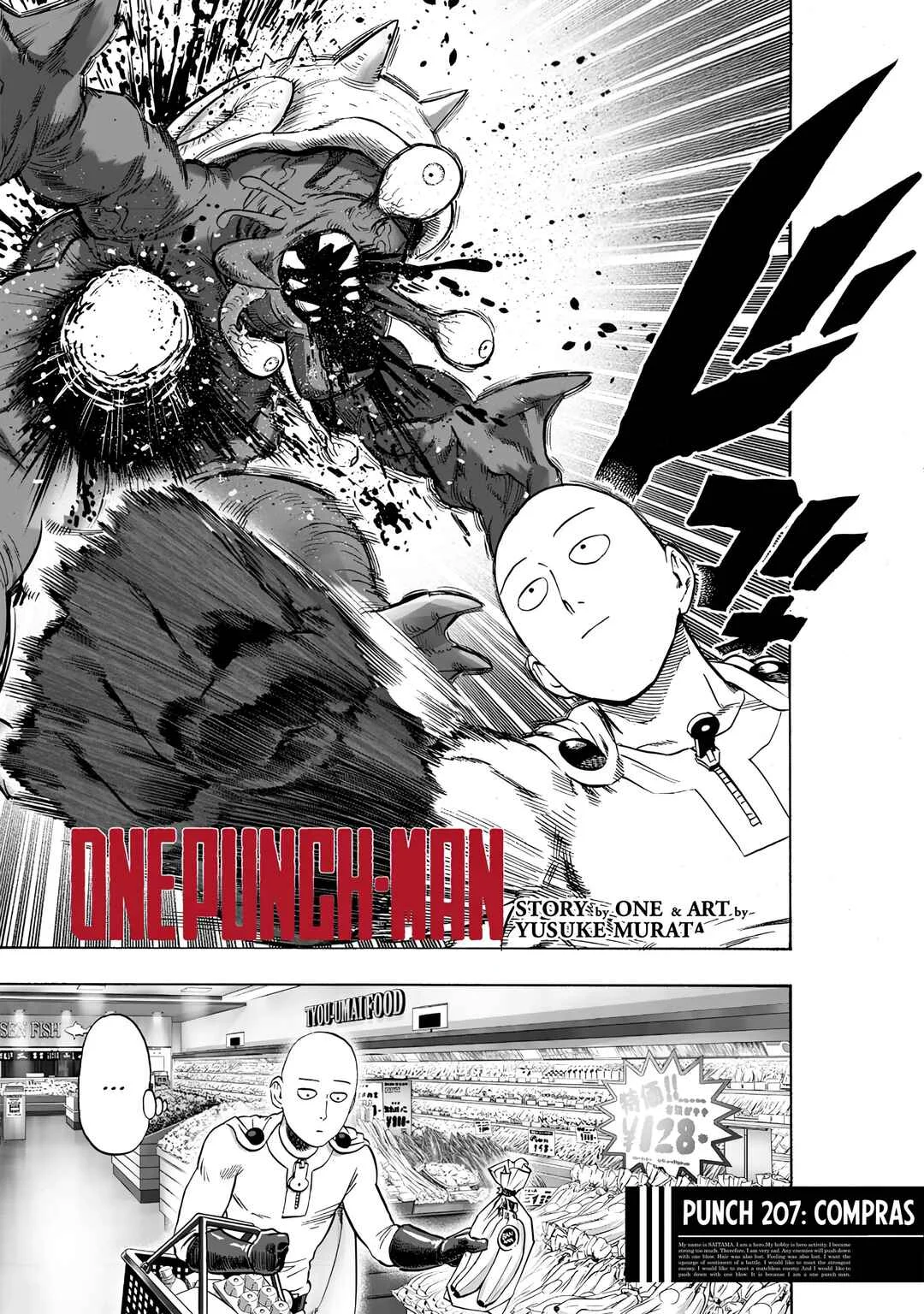 One Punch-Man Capítulo 1 – Um Soco