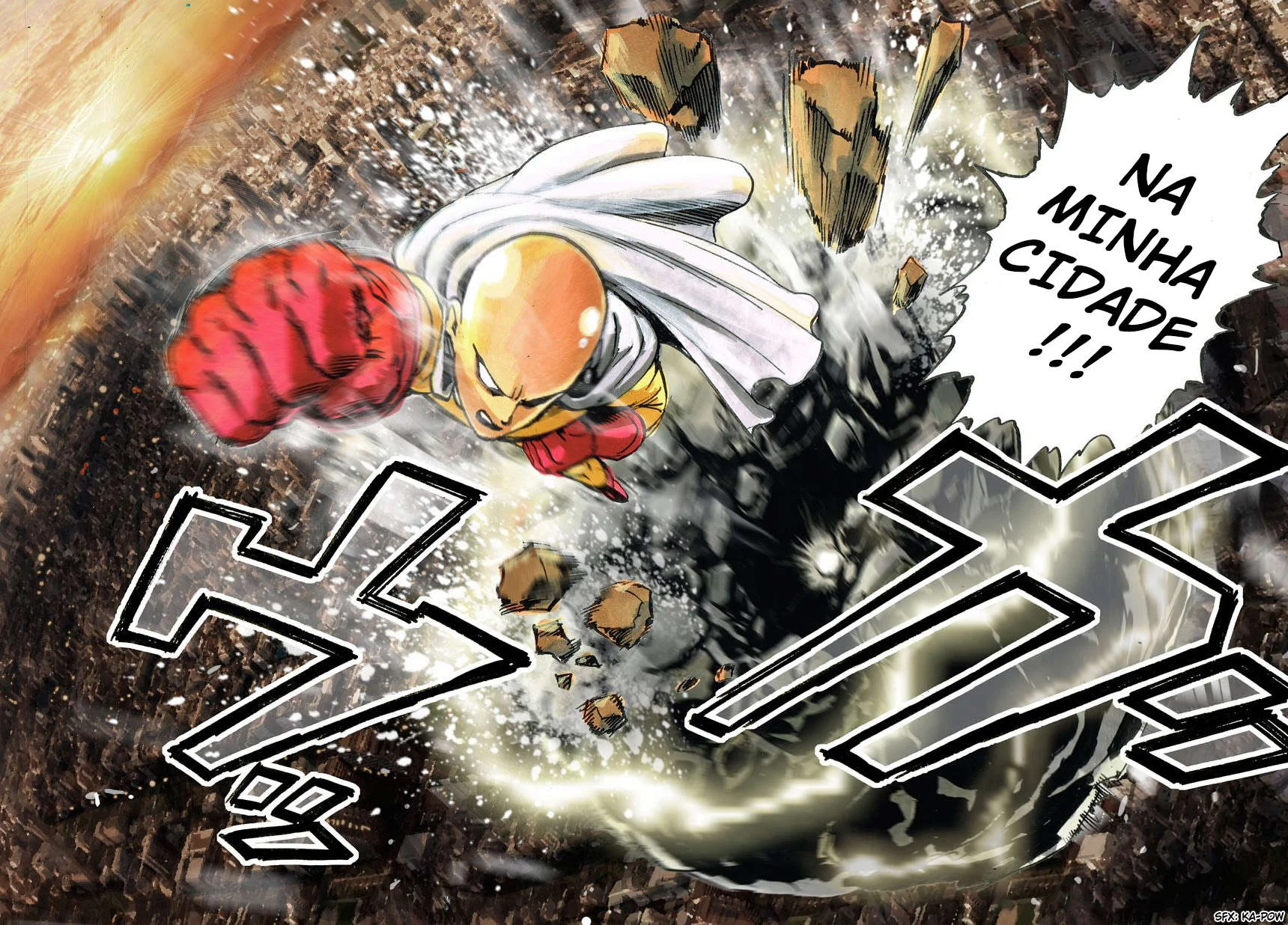 One Punch-Man Capítulo 1 – Um Soco