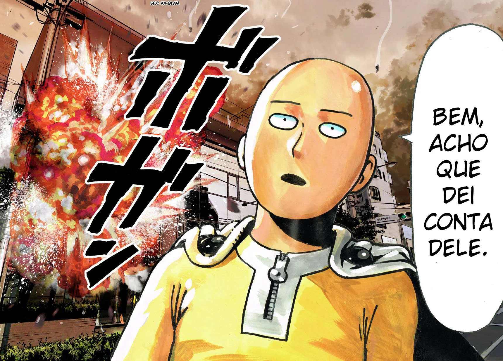 One Punch-Man Capítulo 1 – Um Soco