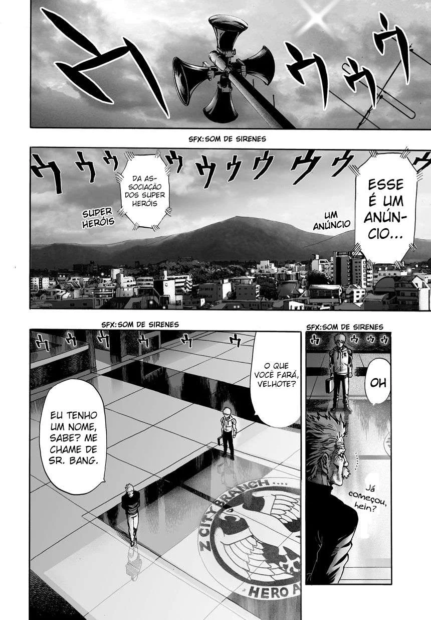 One Punch-Man Capítulo 1 – Um Soco