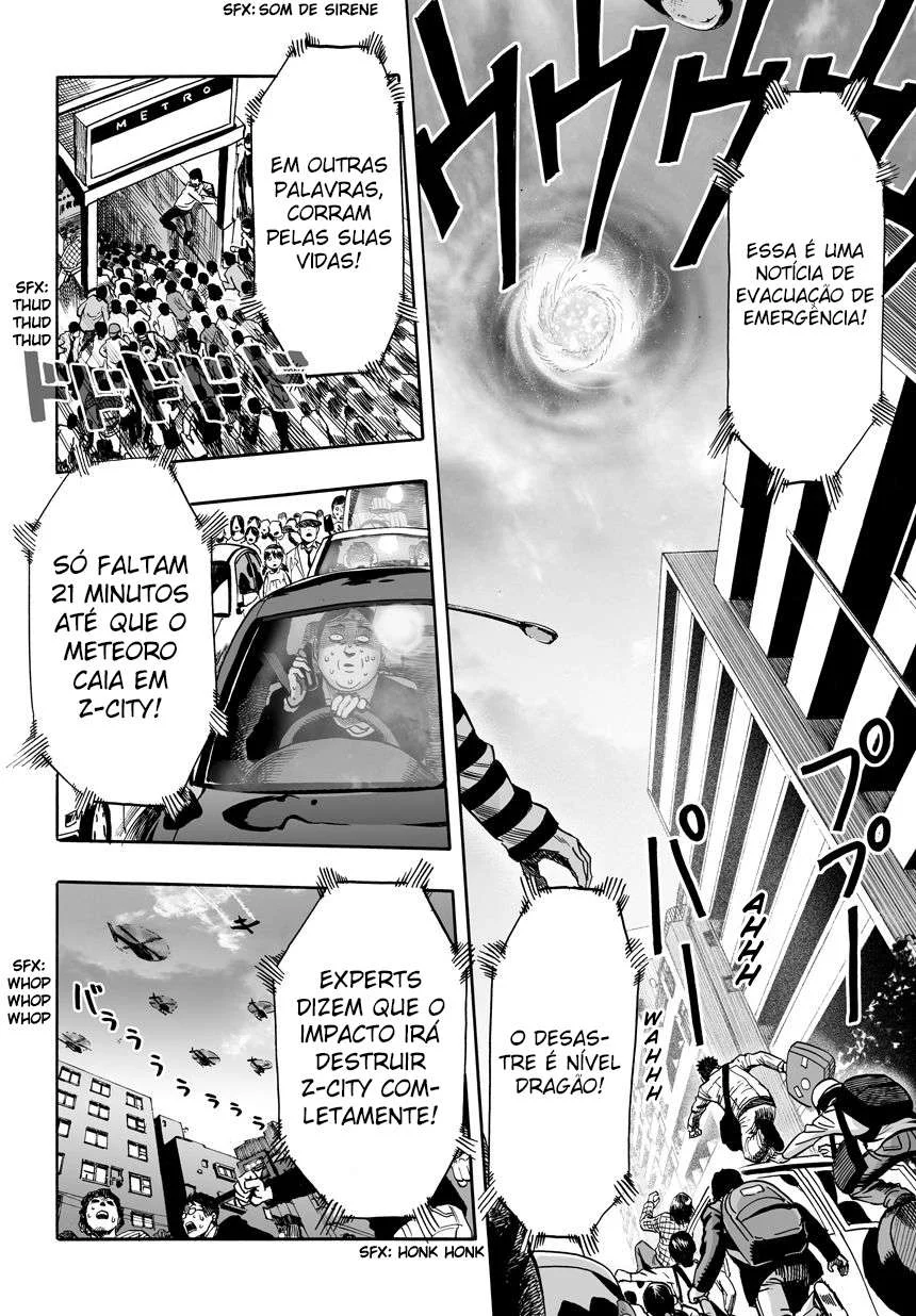 One Punch-Man Capítulo 1 – Um Soco