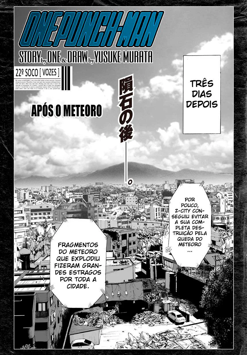 One Punch-Man Capítulo 1 – Um Soco
