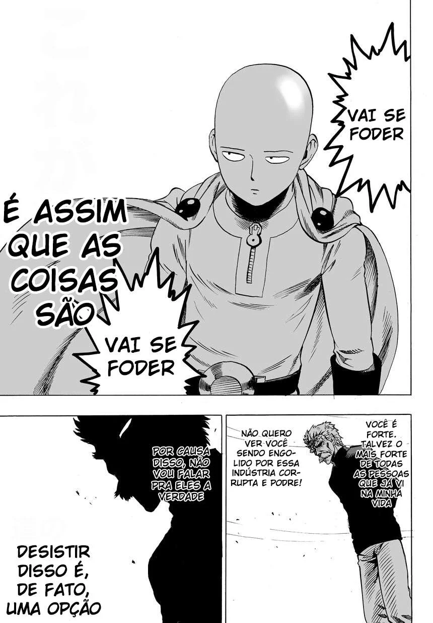 One Punch-Man Capítulo 1 – Um Soco