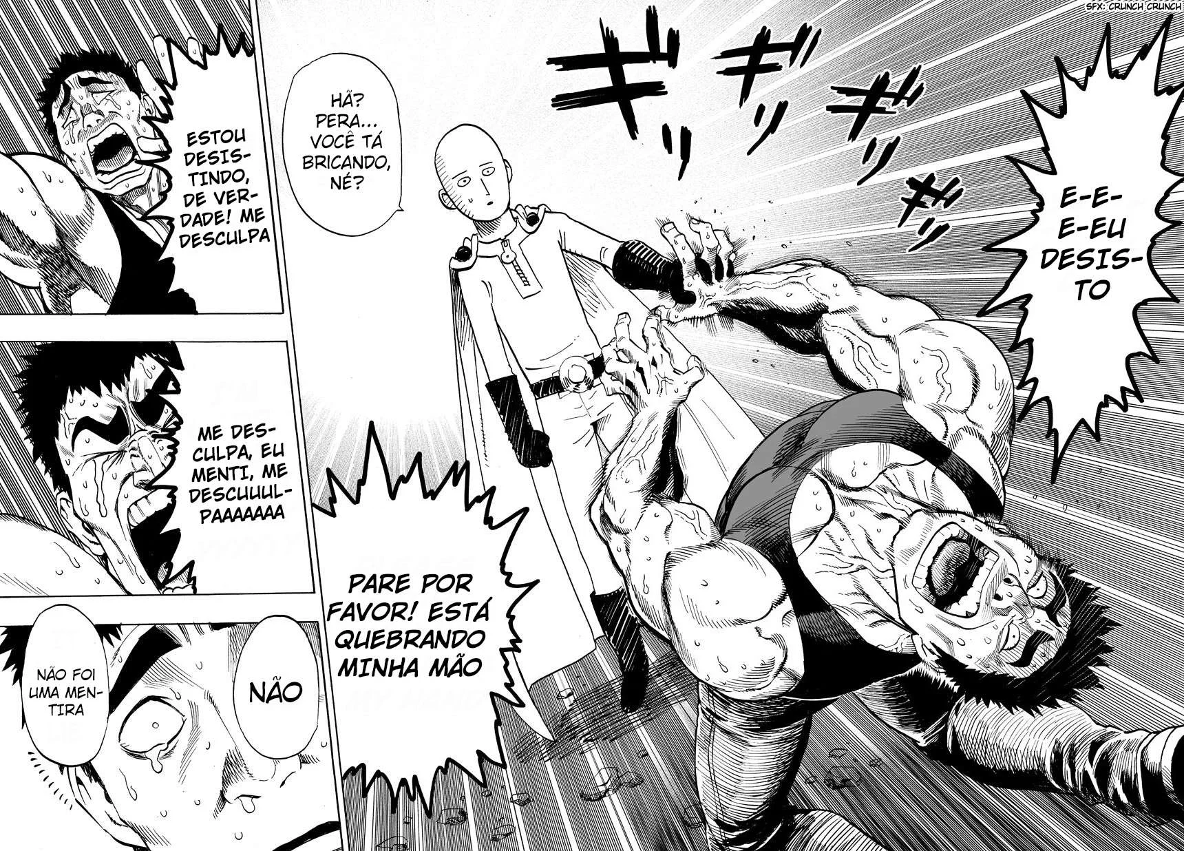 One Punch-Man Capítulo 1 – Um Soco