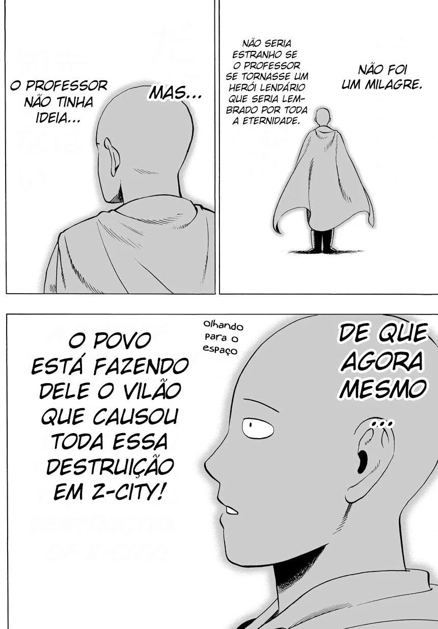One Punch-Man Capítulo 1 – Um Soco