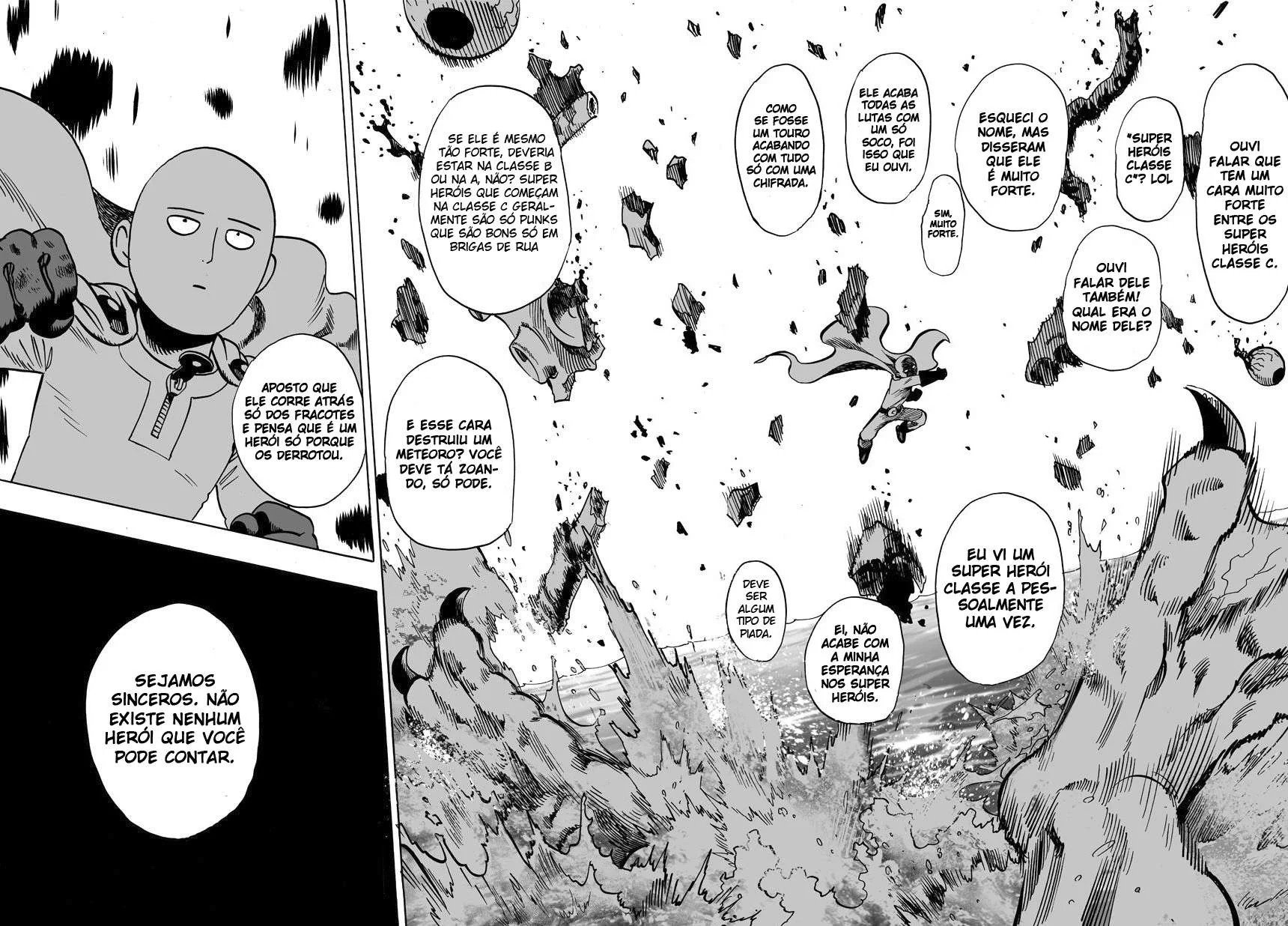 One Punch-Man Capítulo 1 – Um Soco