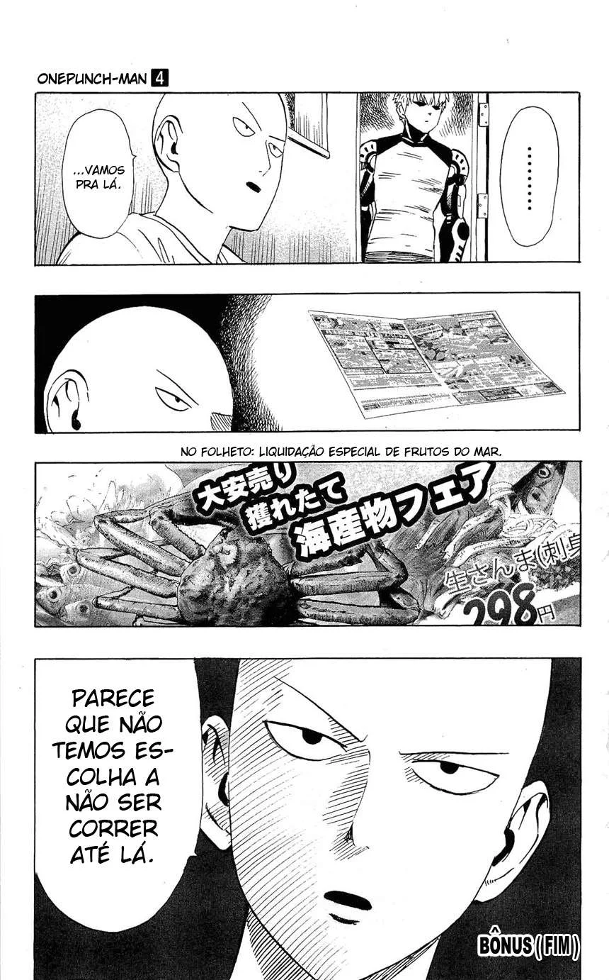 One Punch-Man Capítulo 1 – Um Soco