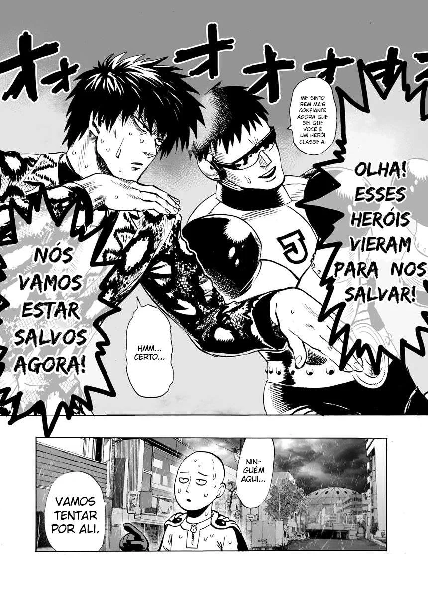 One Punch-Man Capítulo 1 – Um Soco