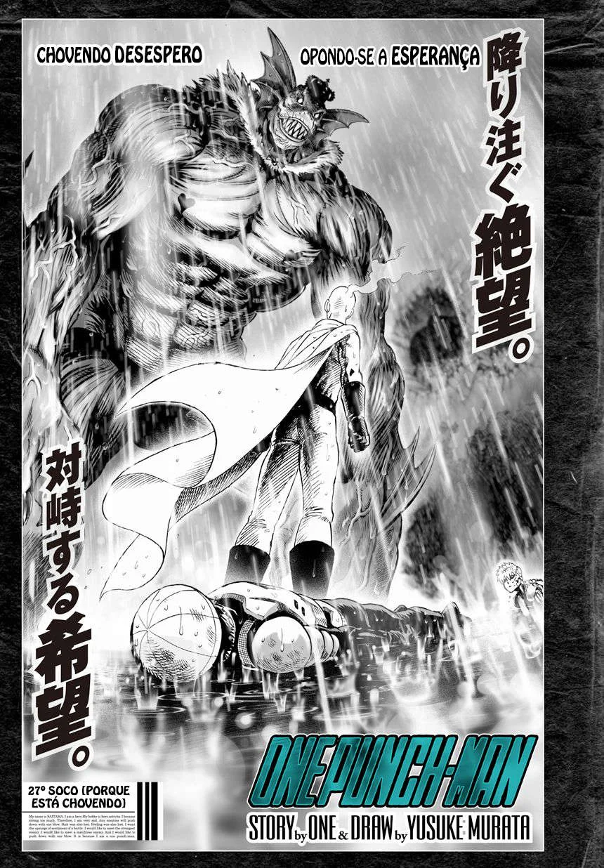 One Punch-Man Capítulo 1 – Um Soco