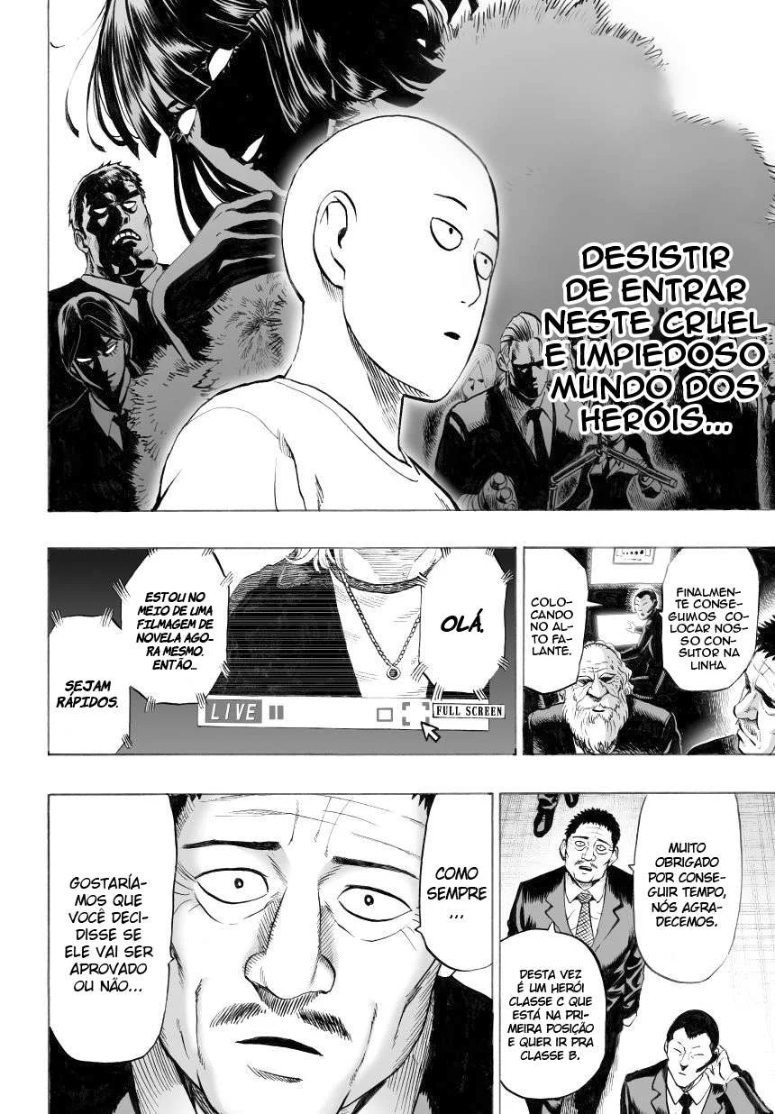 One Punch-Man Capítulo 1 – Um Soco