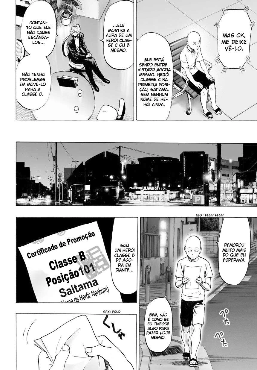One Punch-Man Capítulo 1 – Um Soco