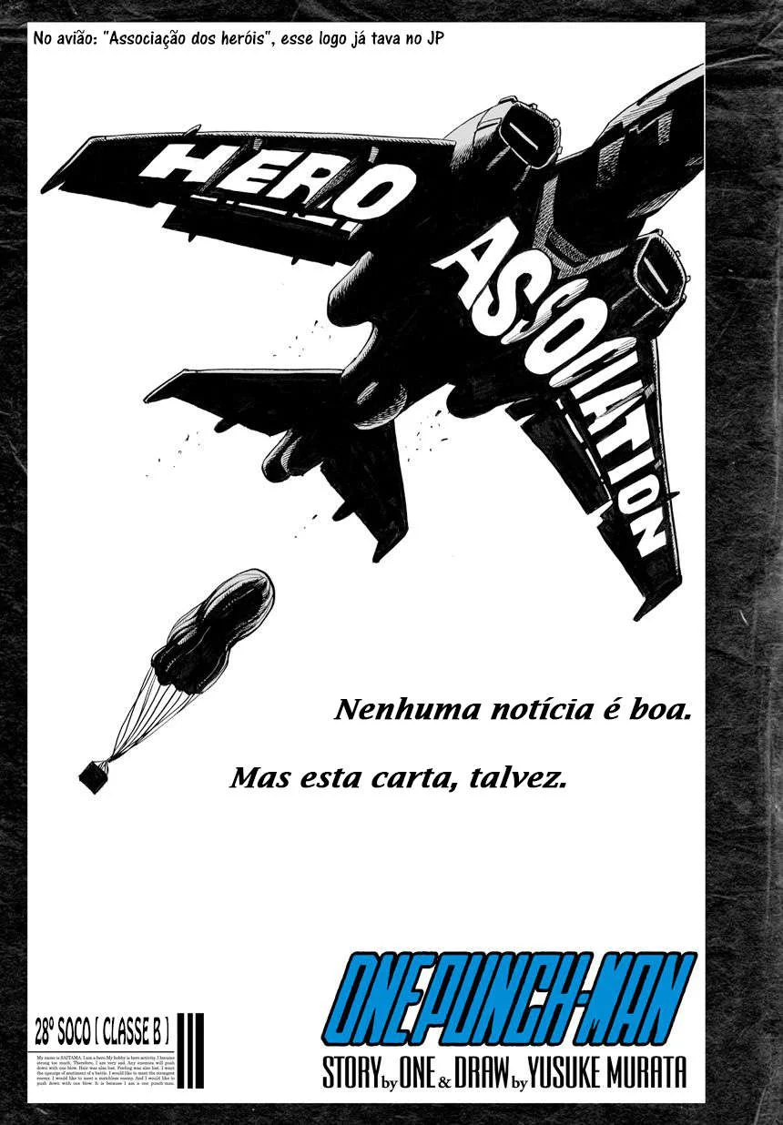 One Punch-Man Capítulo 1 – Um Soco