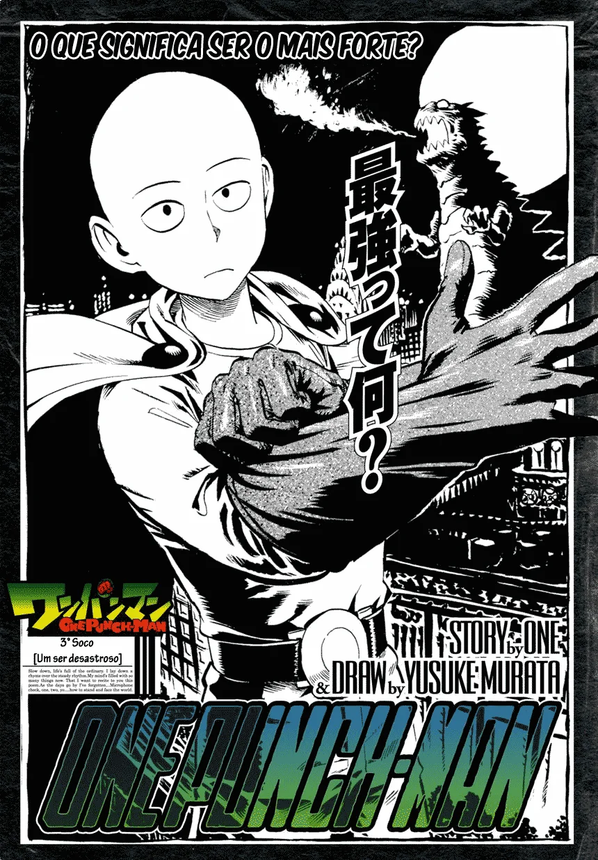 One Punch-Man Capítulo 1 – Um Soco