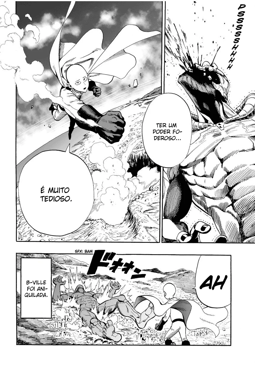 One Punch-Man Capítulo 1 – Um Soco