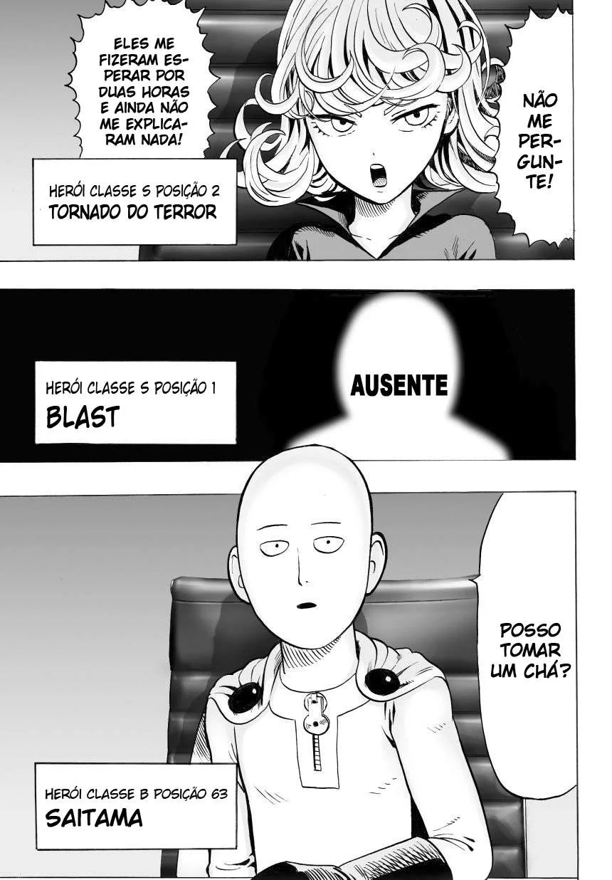 One Punch-Man Capítulo 1 – Um Soco