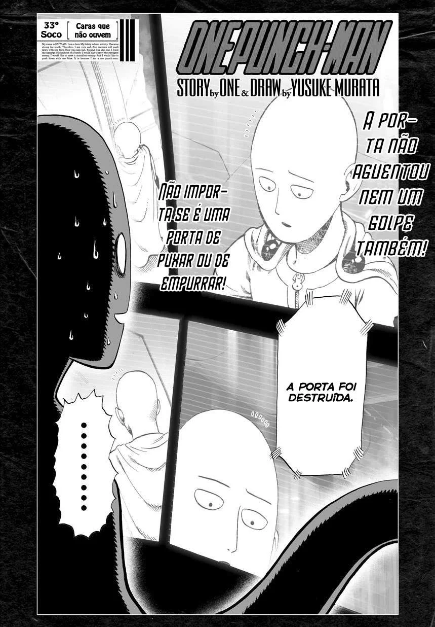 One Punch-Man Capítulo 1 – Um Soco