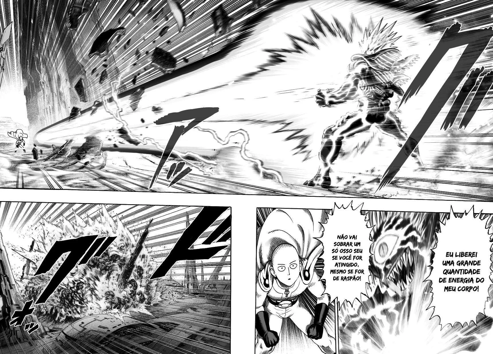 One Punch-Man Capítulo 1 – Um Soco