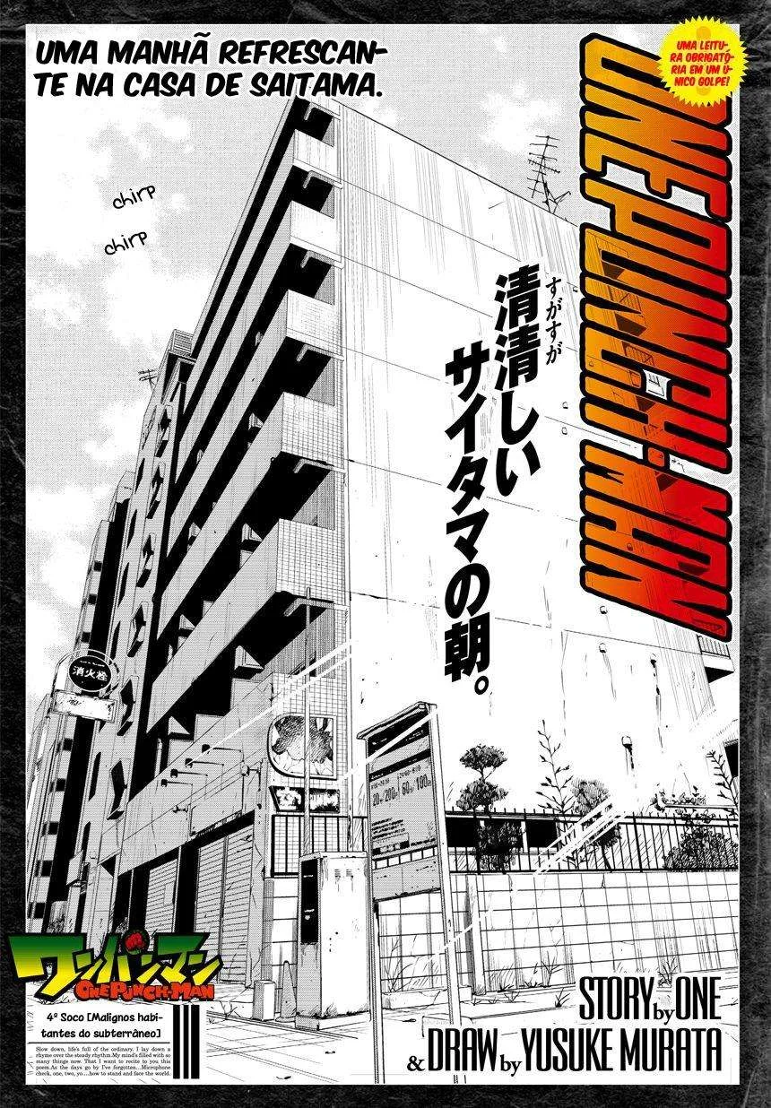 One Punch-Man Capítulo 1 – Um Soco