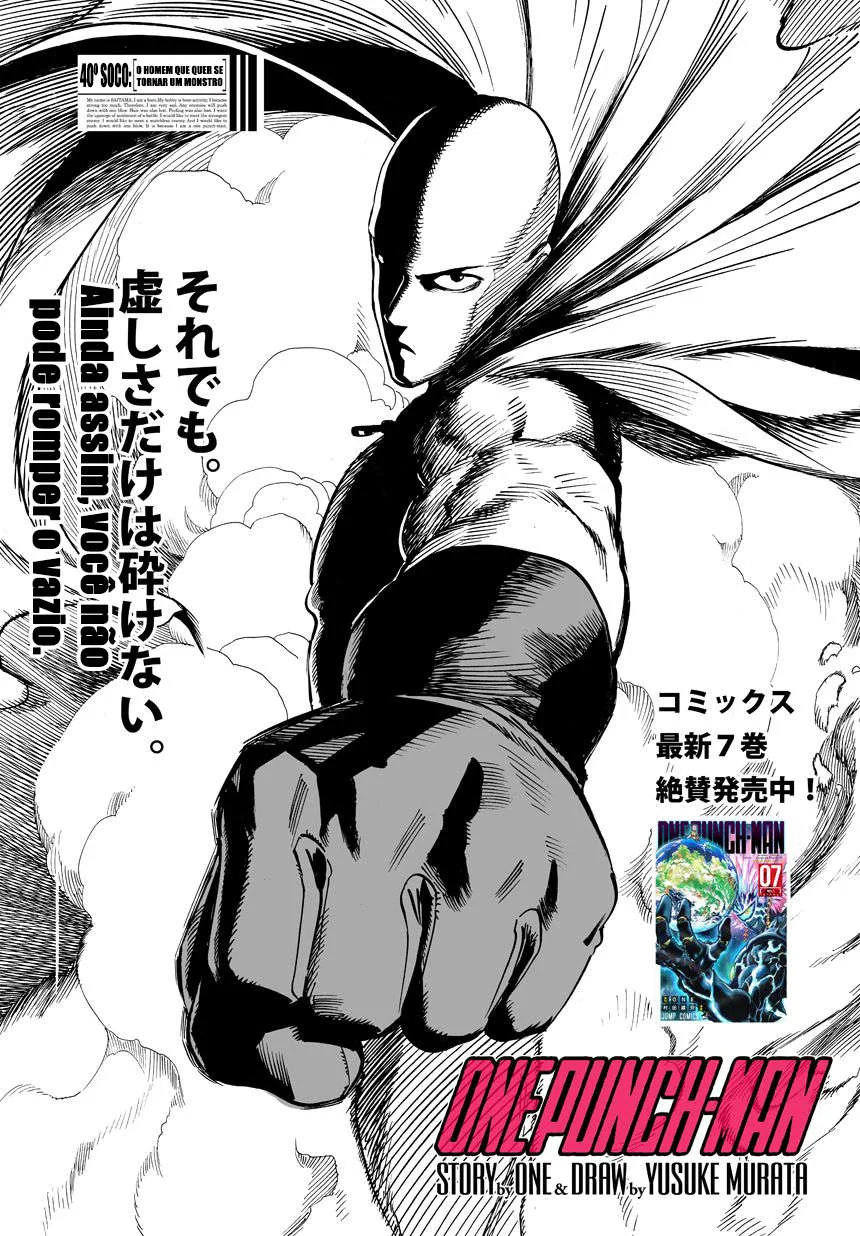 One Punch-Man Capítulo 1 – Um Soco