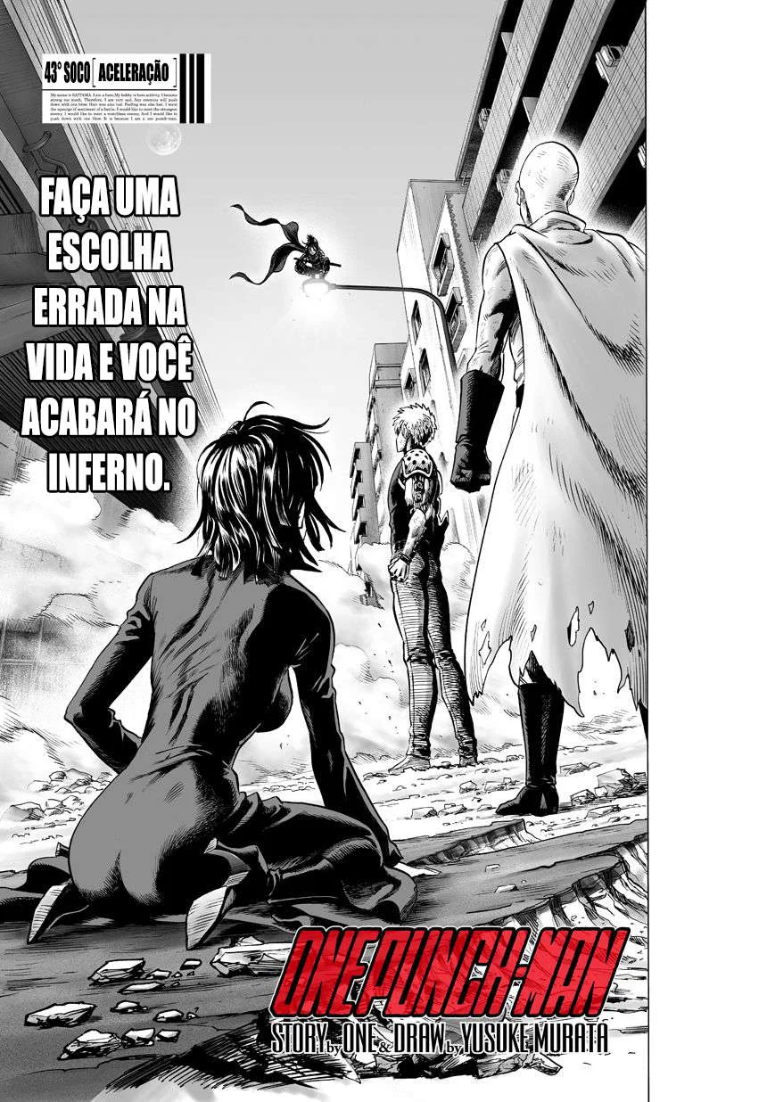 One Punch-Man Capítulo 1 – Um Soco