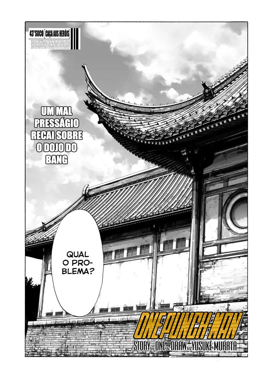 One Punch-Man Capítulo 1 – Um Soco