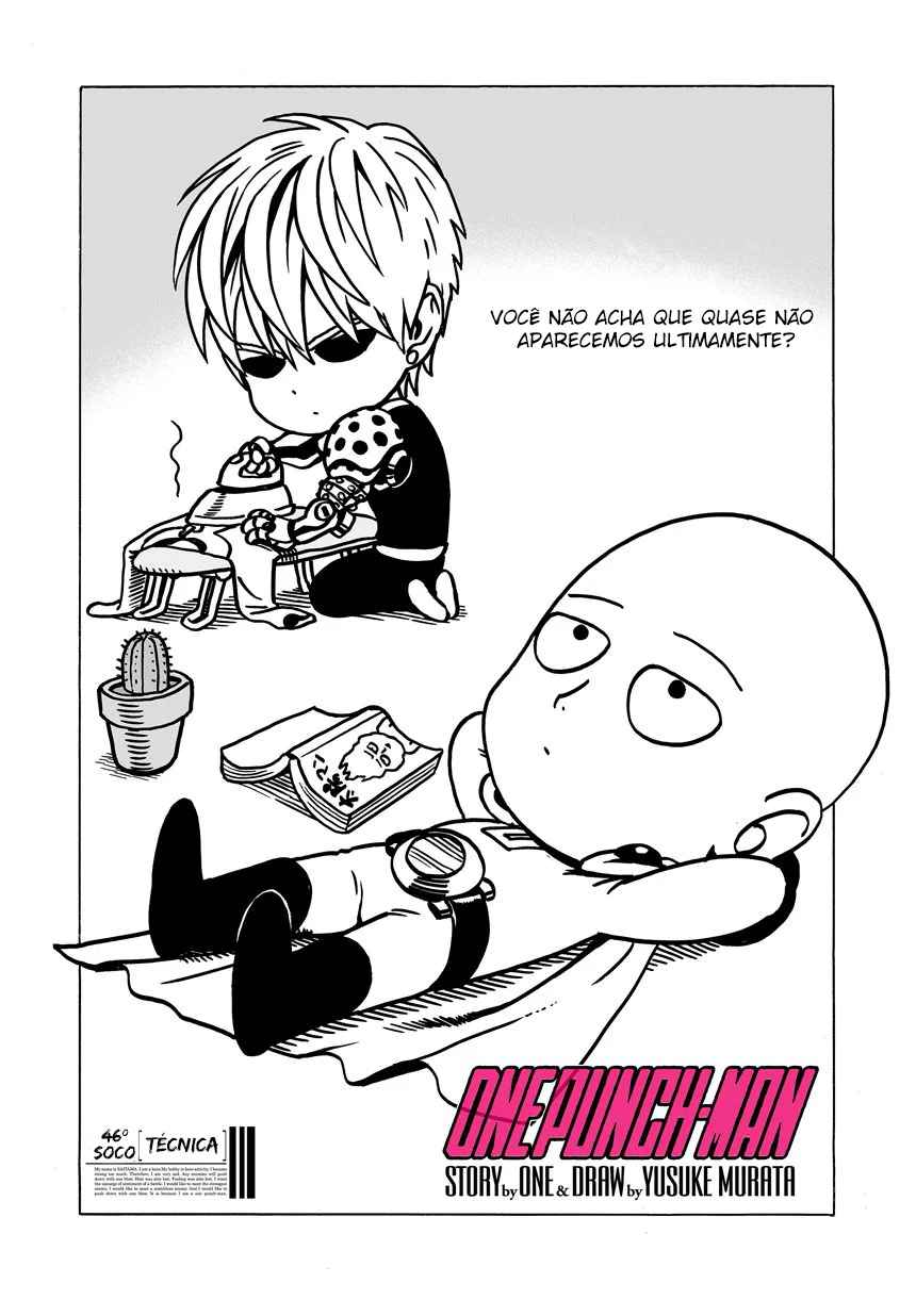 One Punch-Man Capítulo 1 – Um Soco