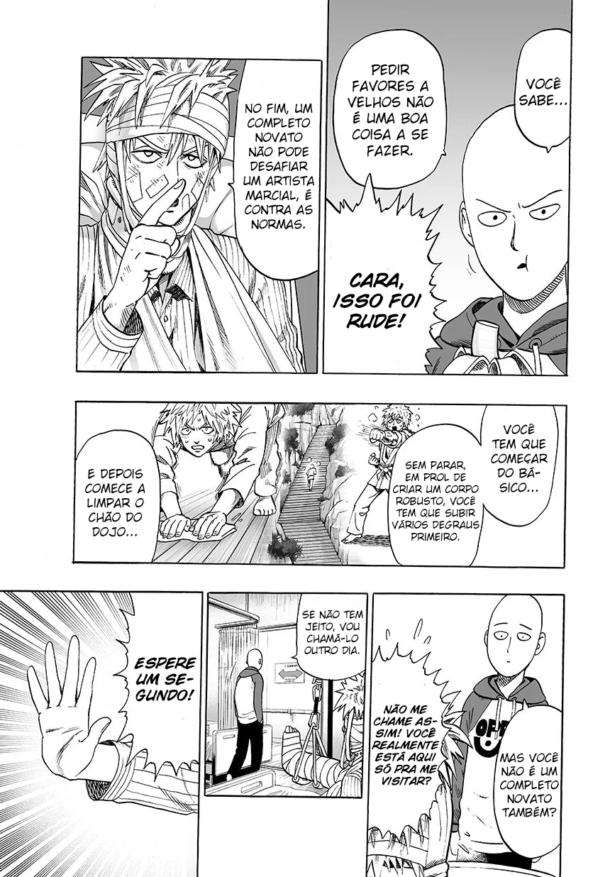 One Punch-Man Capítulo 1 – Um Soco