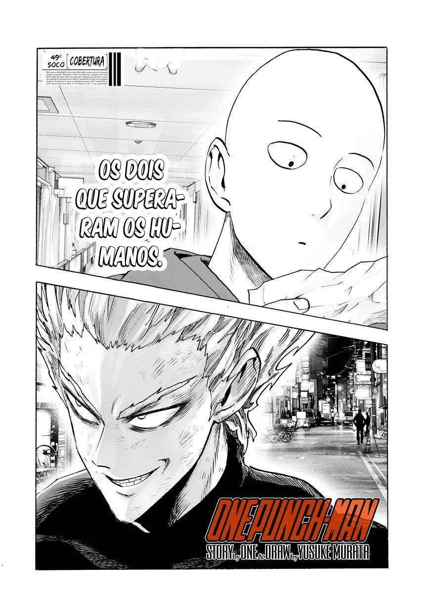One Punch-Man Capítulo 1 – Um Soco