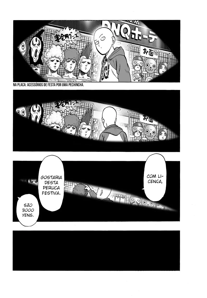 One Punch-Man Capítulo 1 – Um Soco