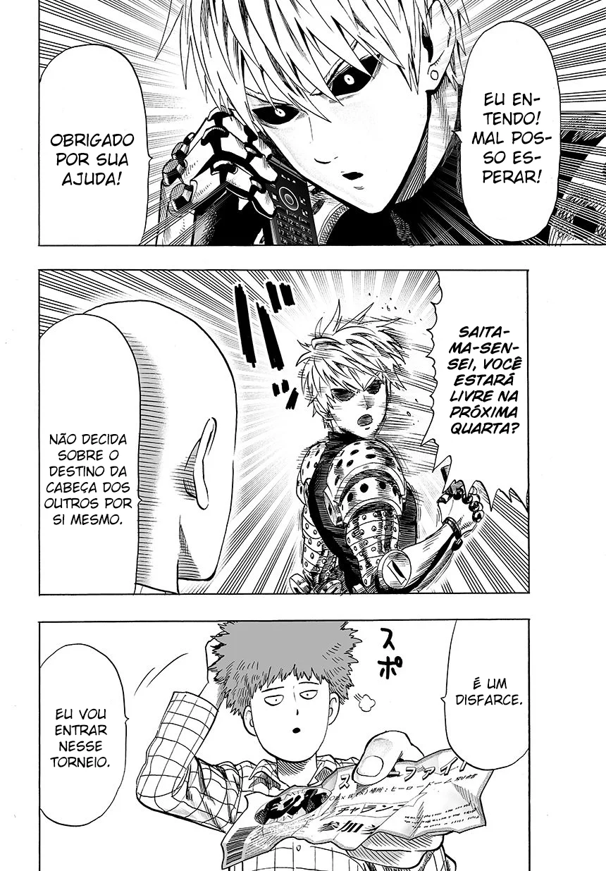 One Punch-Man Capítulo 1 – Um Soco