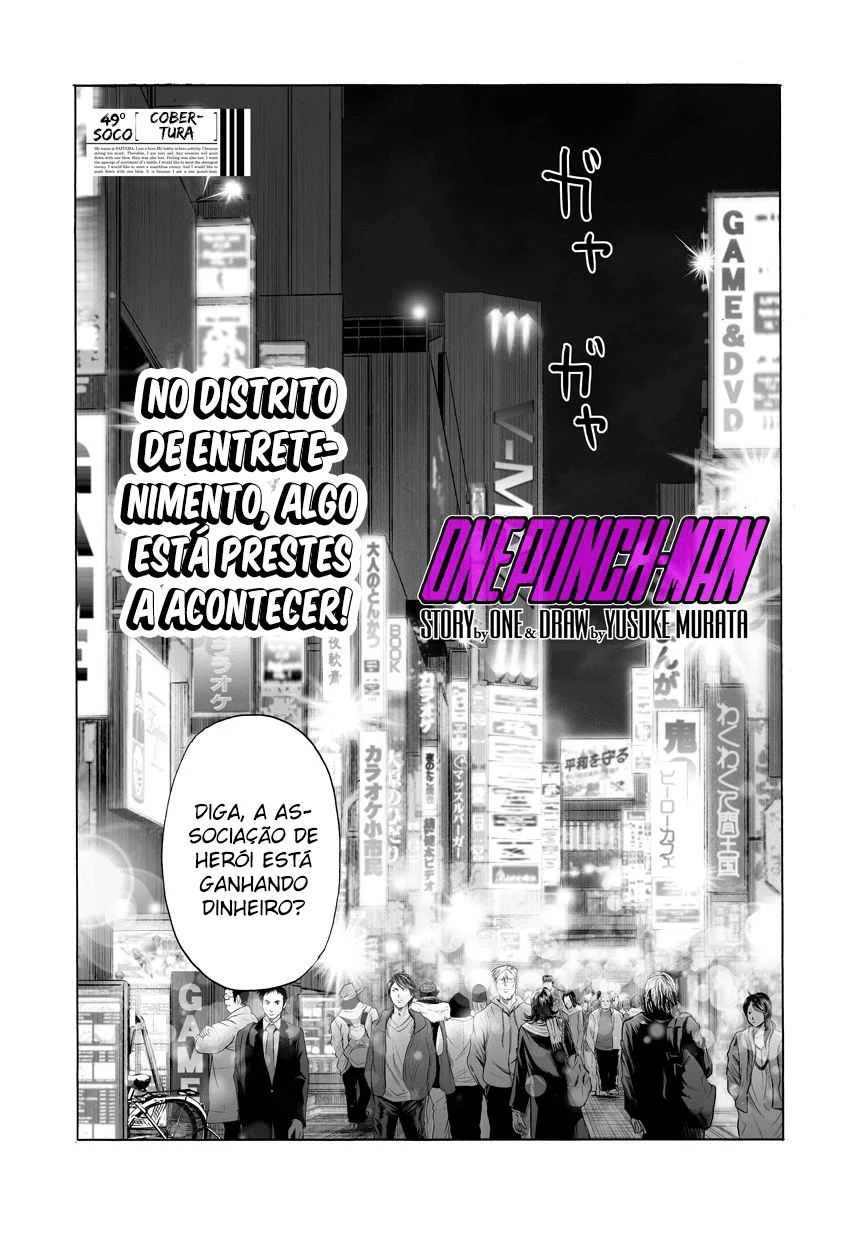 One Punch-Man Capítulo 1 – Um Soco