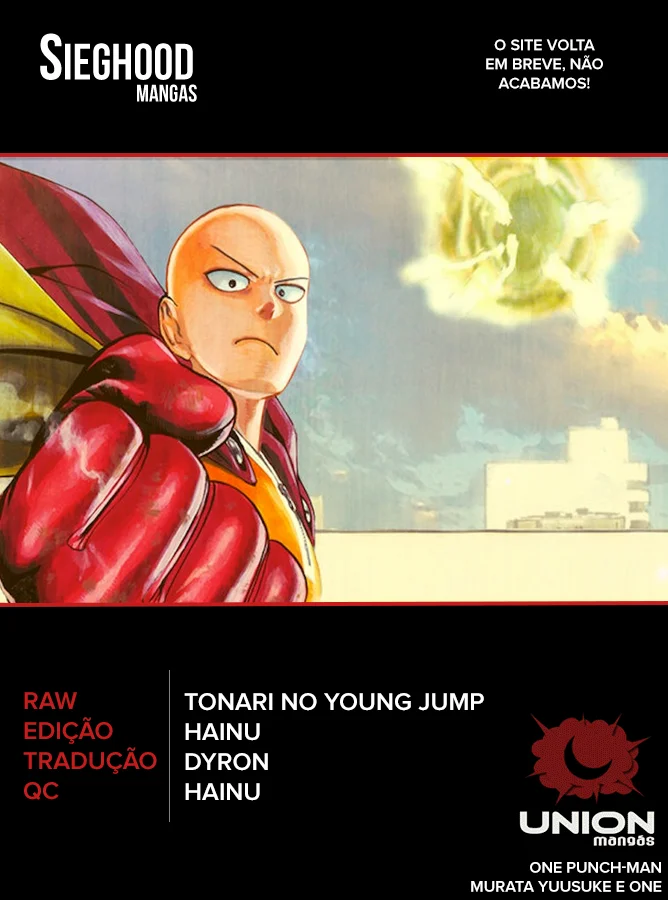 One Punch-Man Capítulo 1 – Um Soco