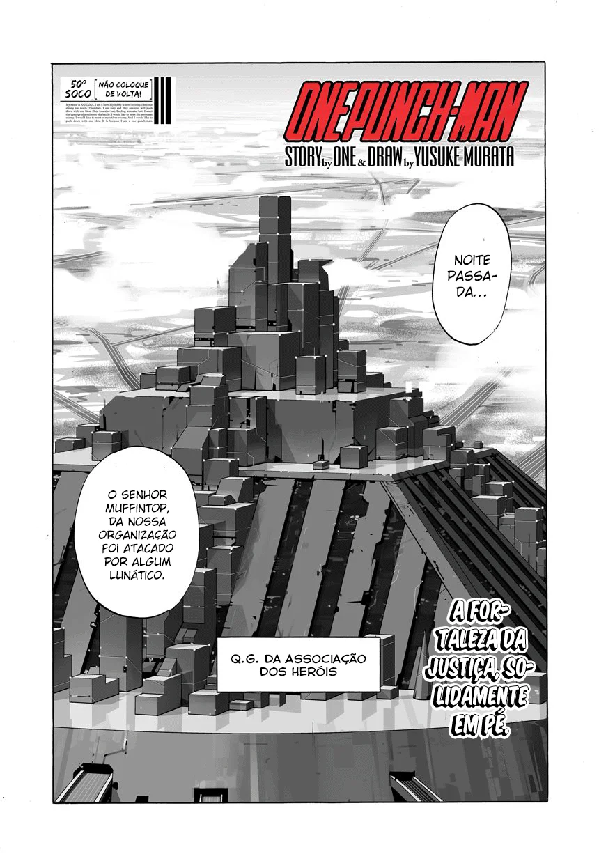 One Punch-Man Capítulo 1 – Um Soco