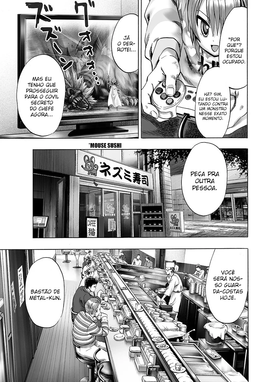One Punch-Man Capítulo 1 – Um Soco