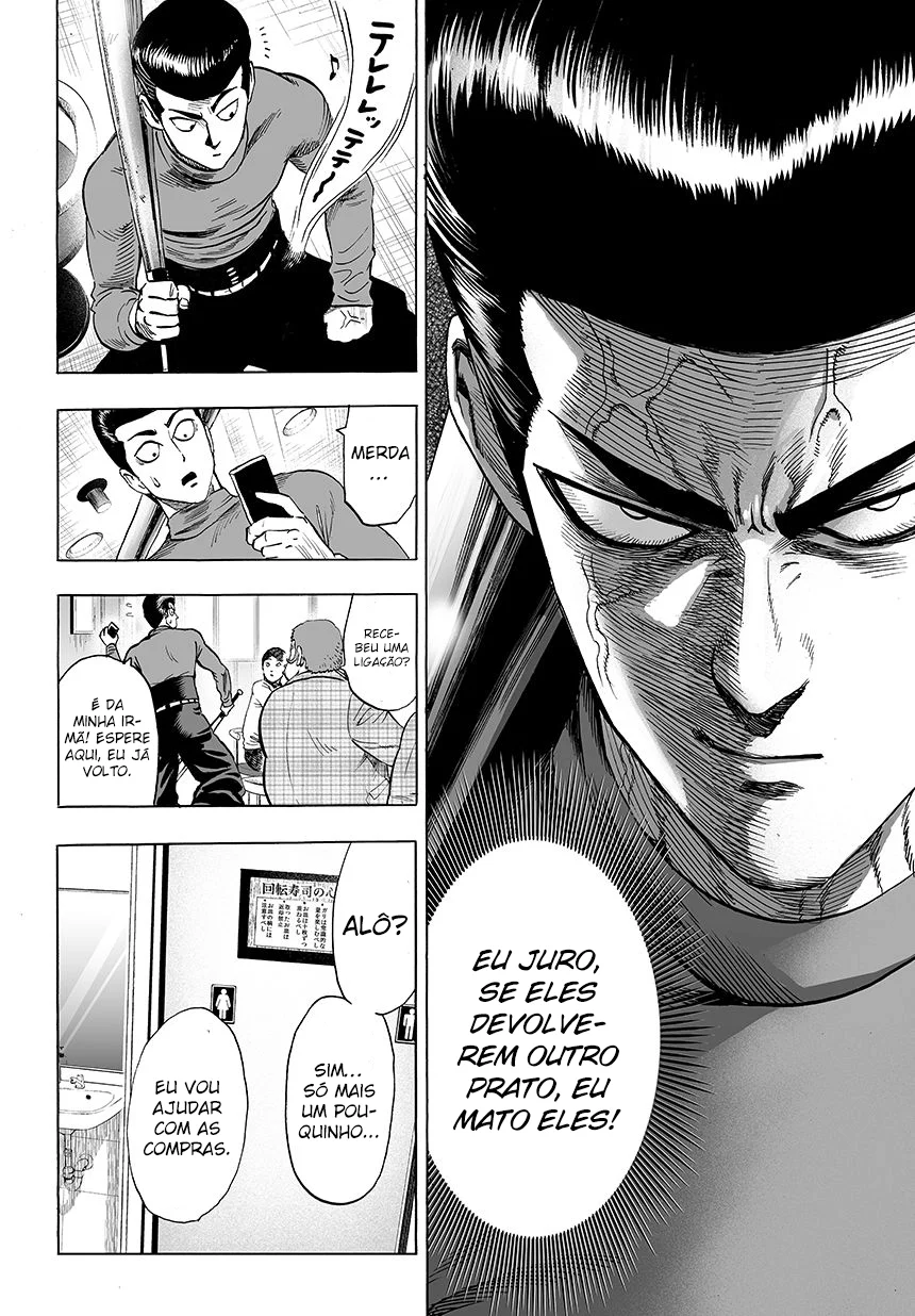 One Punch-Man Capítulo 1 – Um Soco