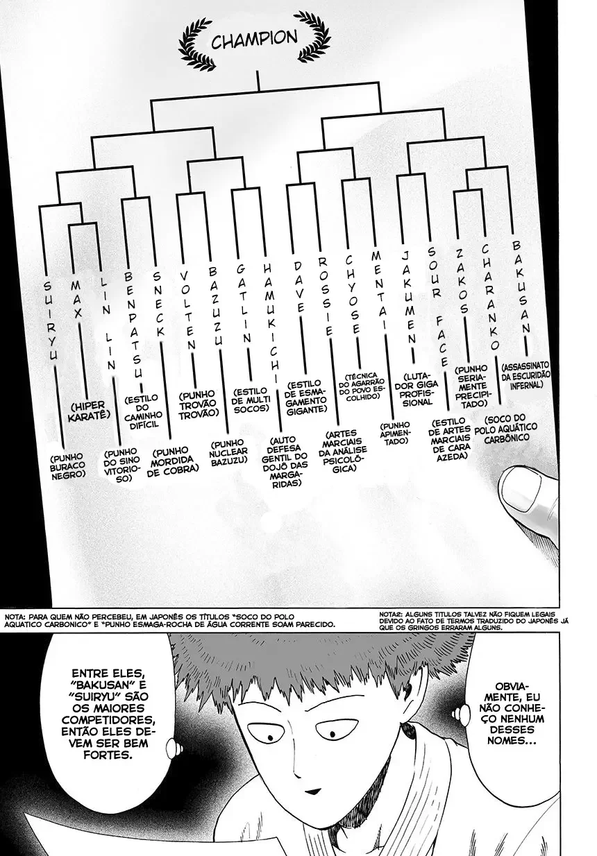 One Punch-Man Capítulo 1 – Um Soco