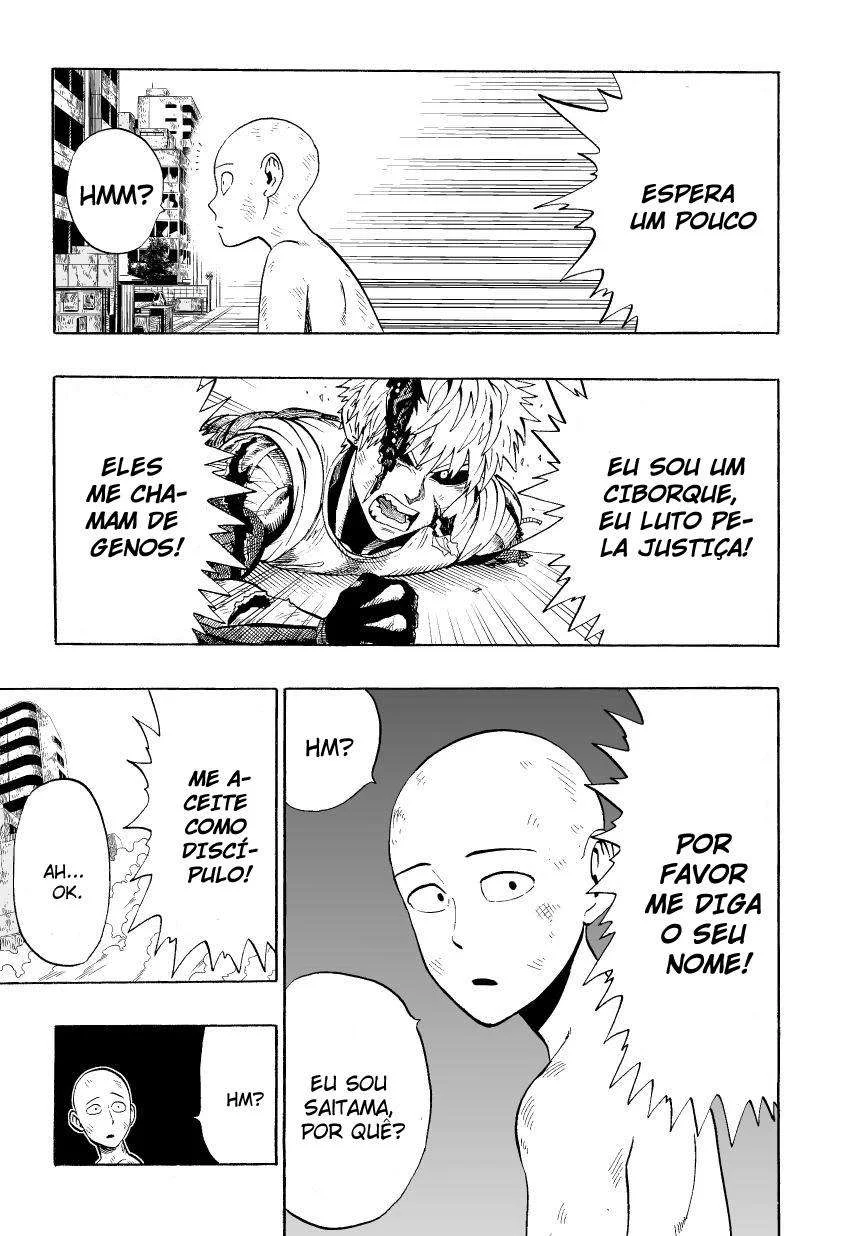 One Punch-Man Capítulo 1 – Um Soco