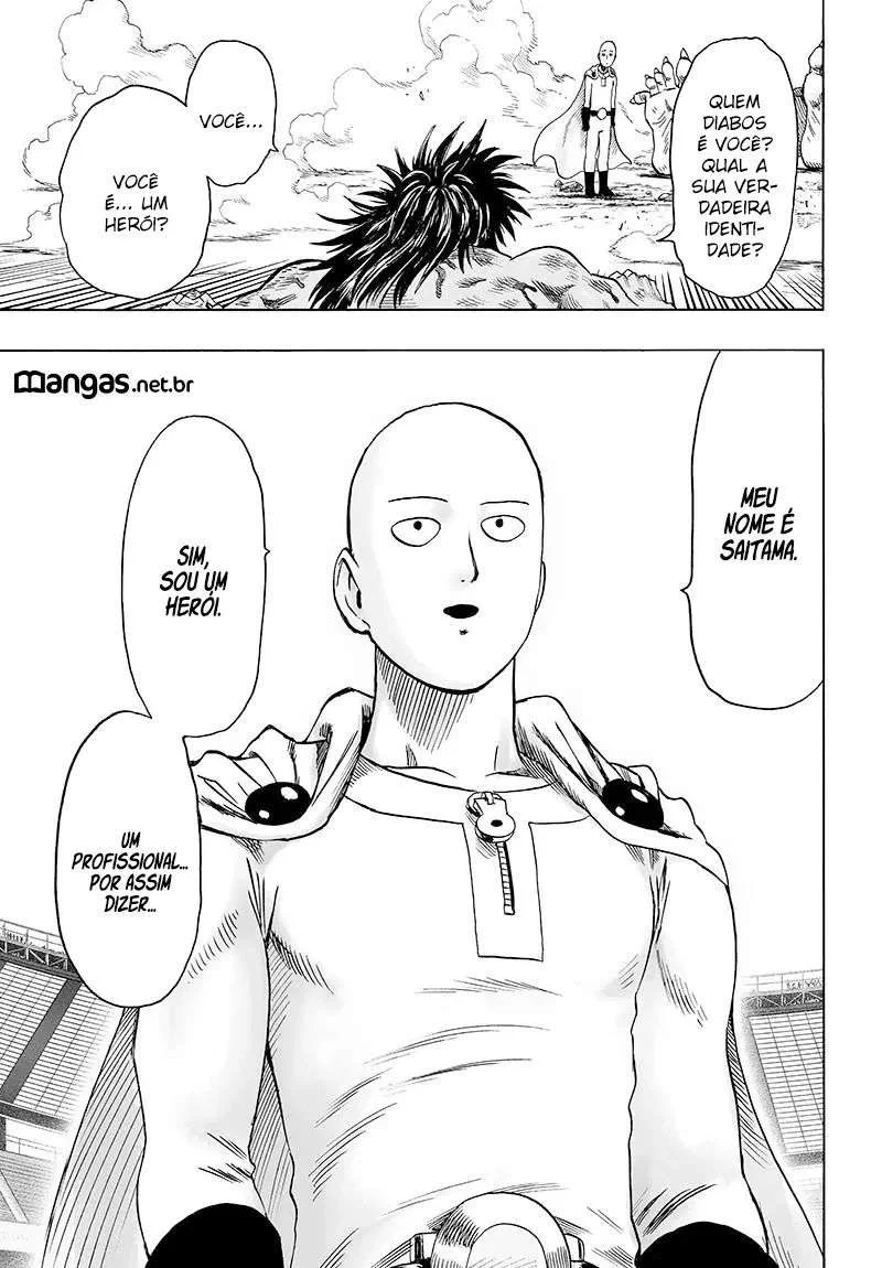One Punch-Man Capítulo 1 – Um Soco