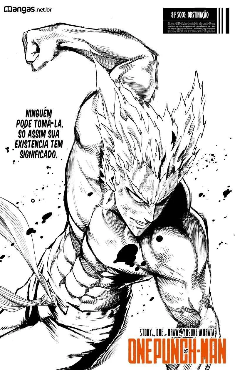 One Punch-Man Capítulo 1 – Um Soco