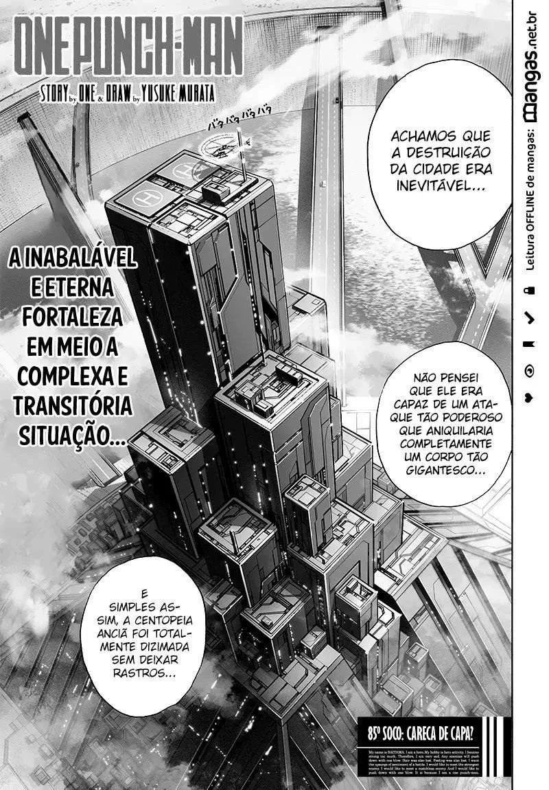 One Punch-Man Capítulo 1 – Um Soco
